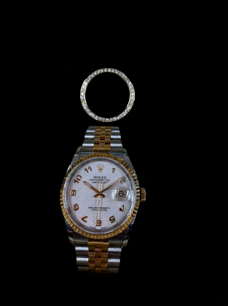 Diamond Bezel Watch