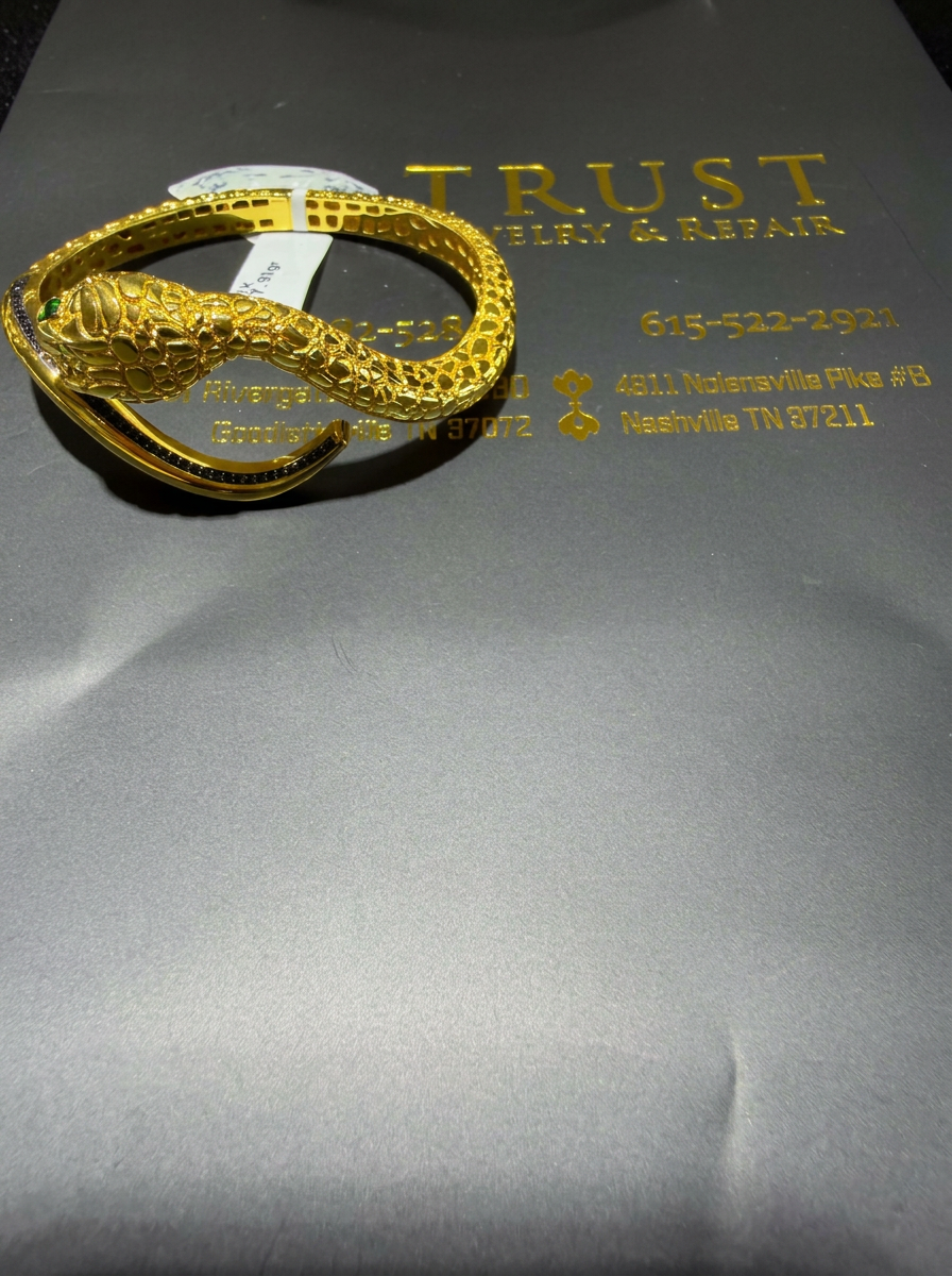 Serpent Statement Bangle